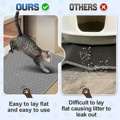 MEWTOGO cat mat being rinsed for quick cleaning
