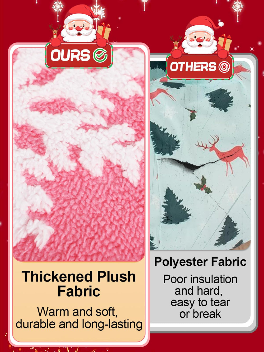 MEWTOGO cat tunnel warm plush fabric offers cozy comfort during cold holidays.
