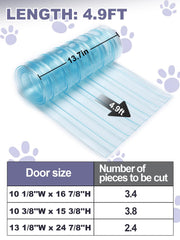 MEWTOGO door replacement flap overlap provides windproof insulation detail.