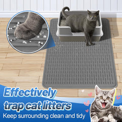 MEWTOGO silicone mat non-slip base keeps cats stable