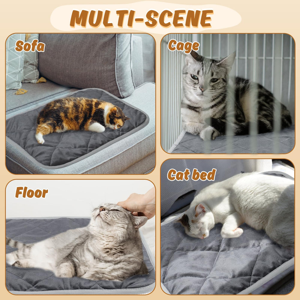 MEWTOGO grey two-pack fits beds, crates, and sofas for versatile placement.