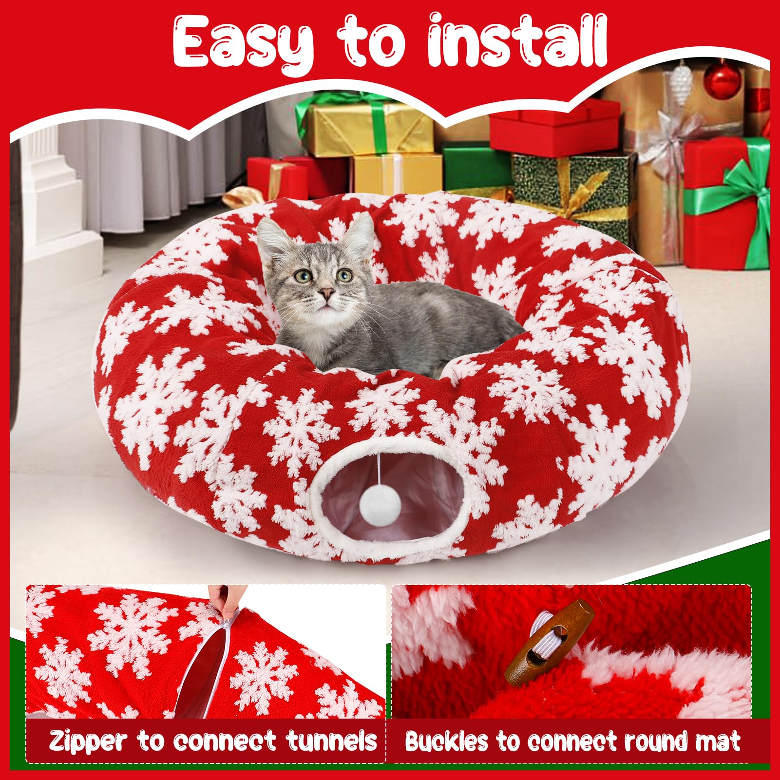 MEWTOGO hanging-ball-accessory adds interactive fun at the tunnel entrance
