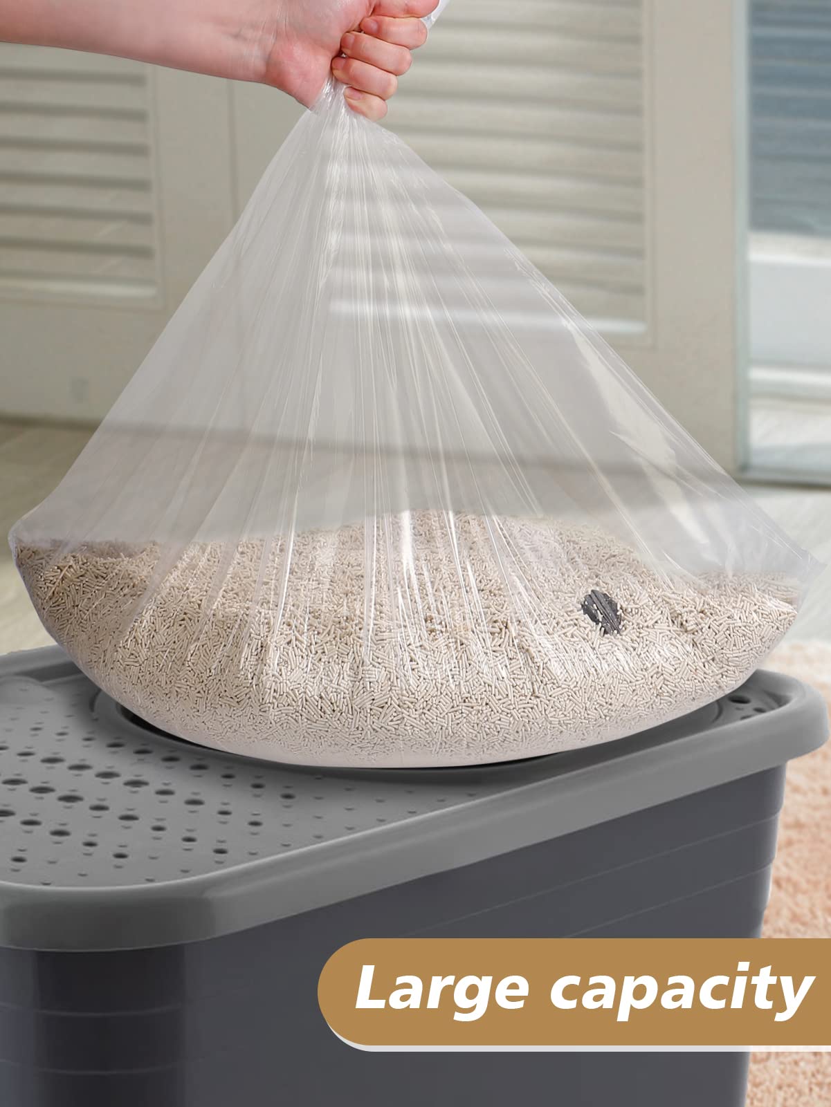 MEWTOGO liner size 31.5 x 35.4 inches fits large top-entry boxes