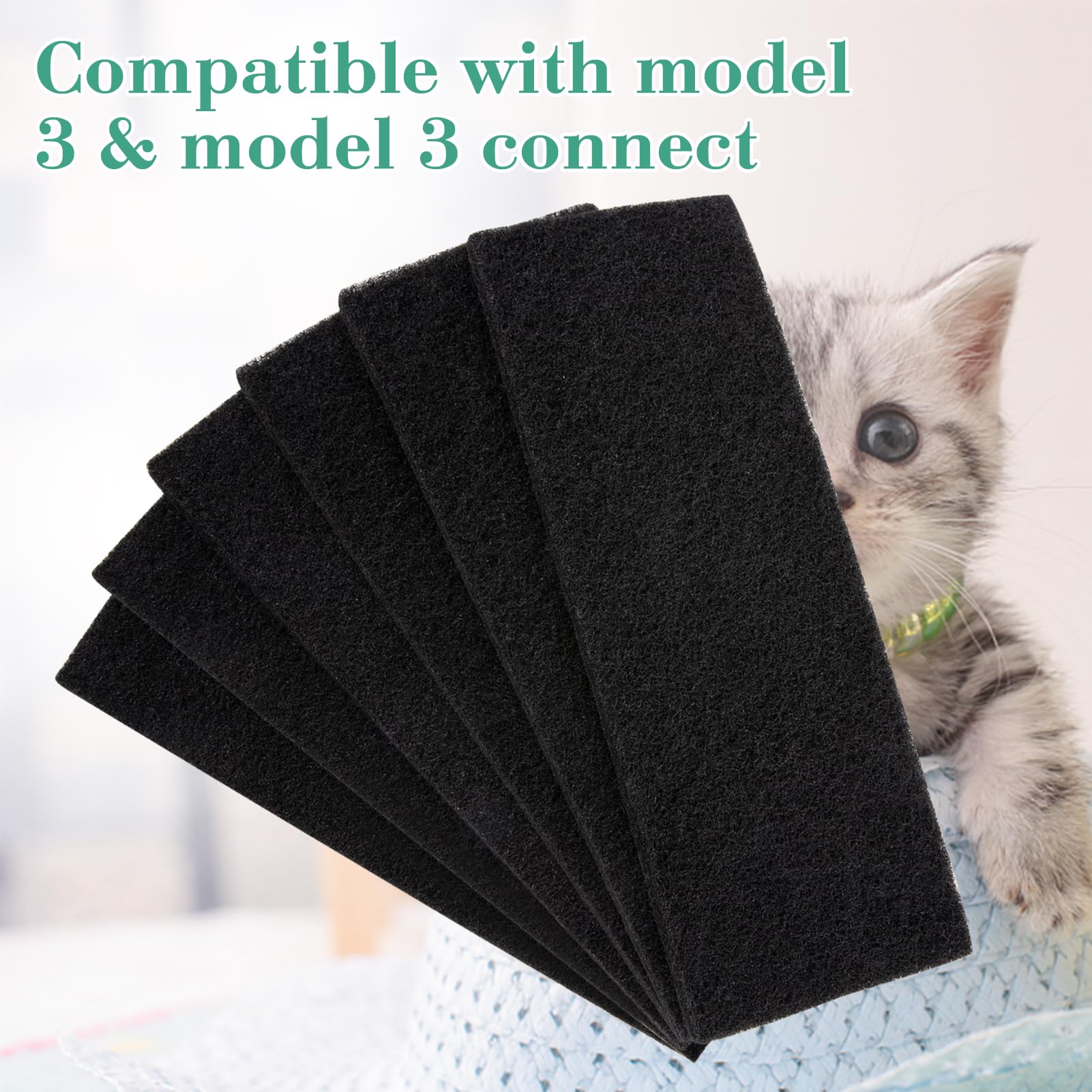 MEWTOGO carbon filter for model 3 connect—easy replacement for fresher air.