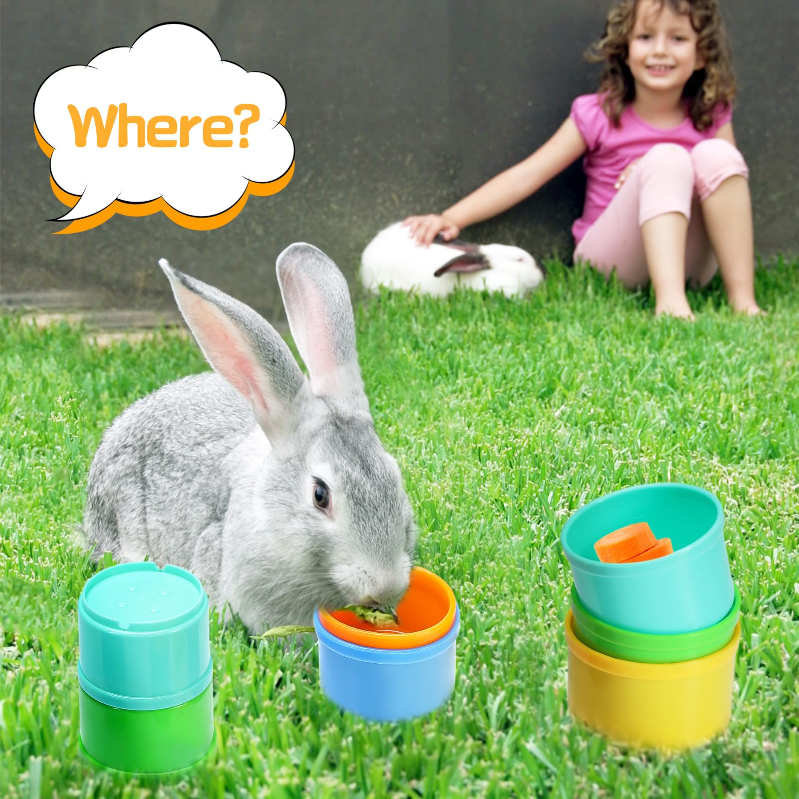 MEWTOGO outdoor indoor usage shows versatile toy in cage or lawn environments
