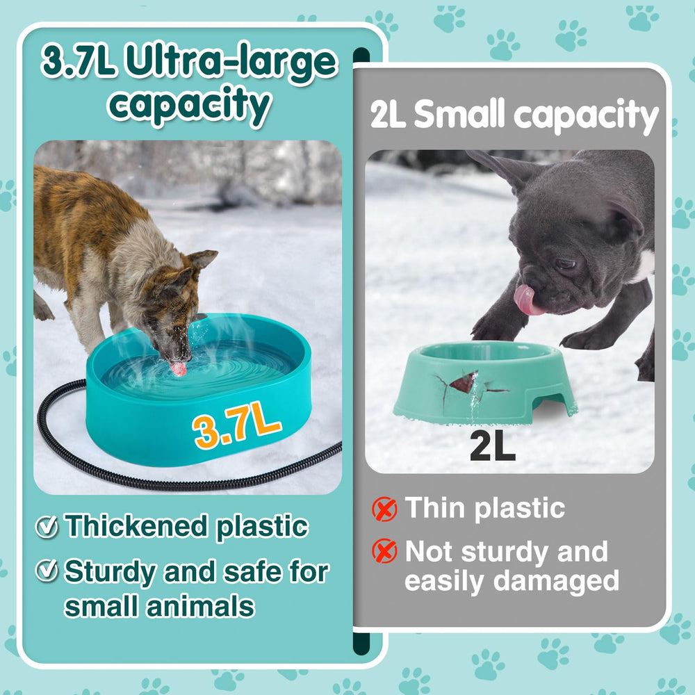 MEWTOGO thermostatic-control water bowl maintains temperature for reliable hydration
