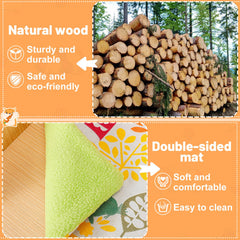 MEWTOGO guinea pig castle soft mat is double-sided and washable for clean comfort.