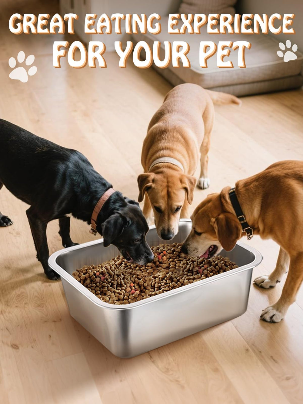 Mewtogo wide-mouth design enables easy scooping and quick cleaning.