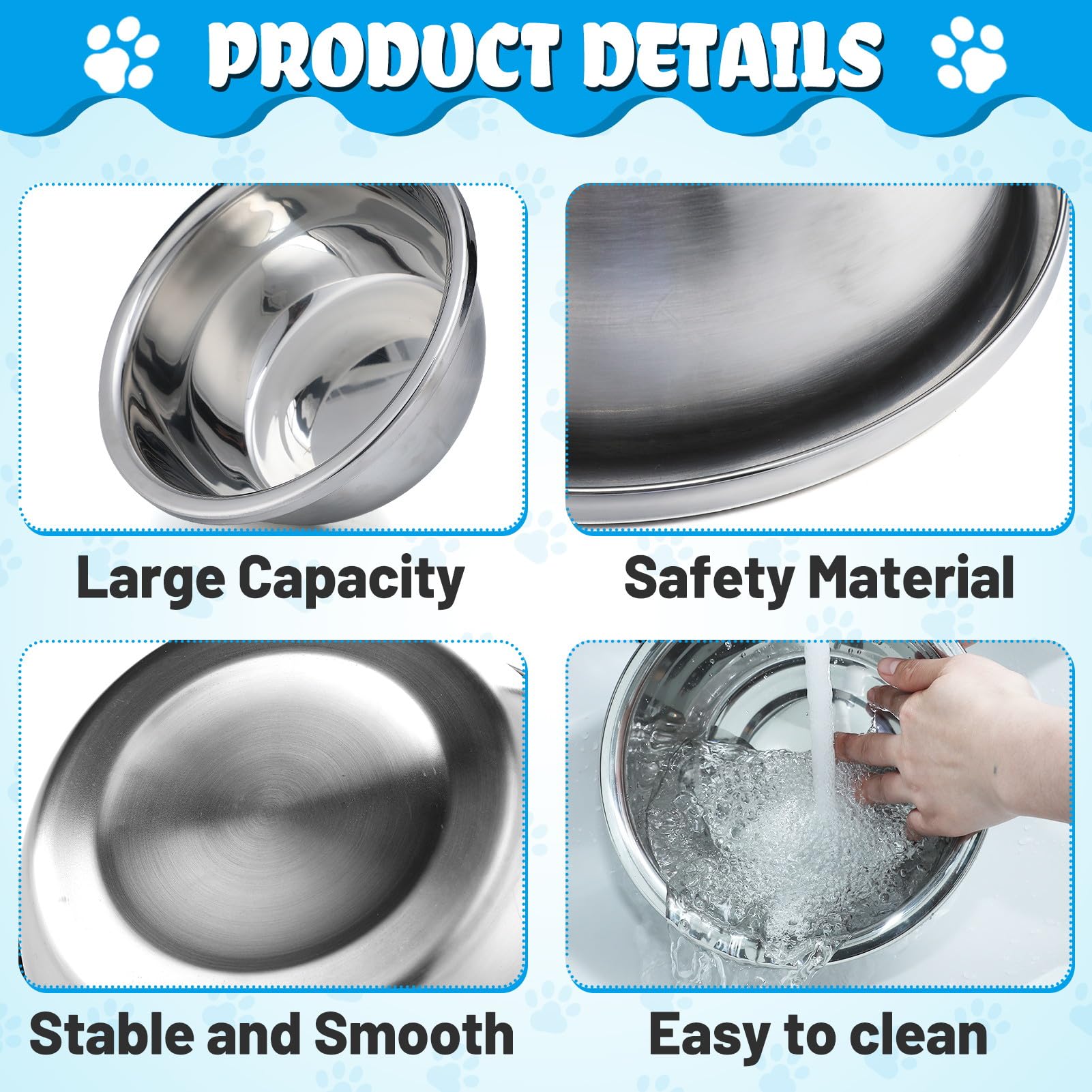 MEWTOGO wide-opening food and water bowls for comfortable access
