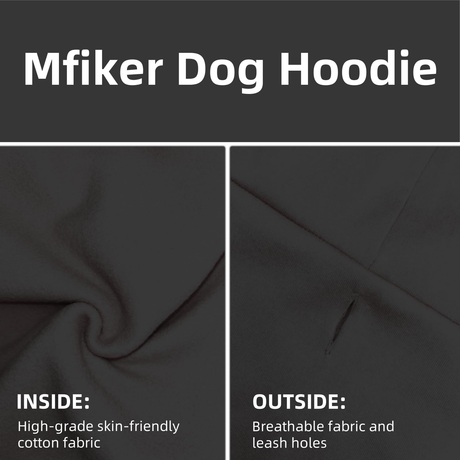 Mfiker dog hoodie during playtime remains warm and comfortable