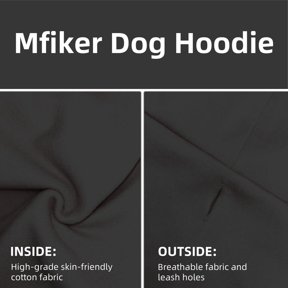 Mfiker dog hoodie during playtime remains warm and comfortable