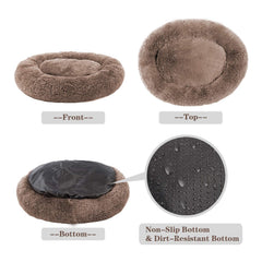 MFOX Calming Dog Bed soft filling cushions joints for comfortable lounging.