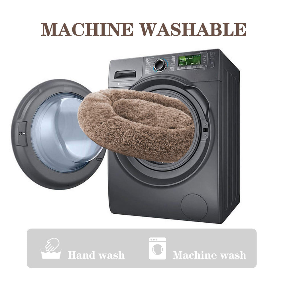 MFOX Calming Dog Bed whole bed washable for easy cleaning.