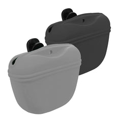 MGKSHADOW dog treat pouch grey front view for training on walks