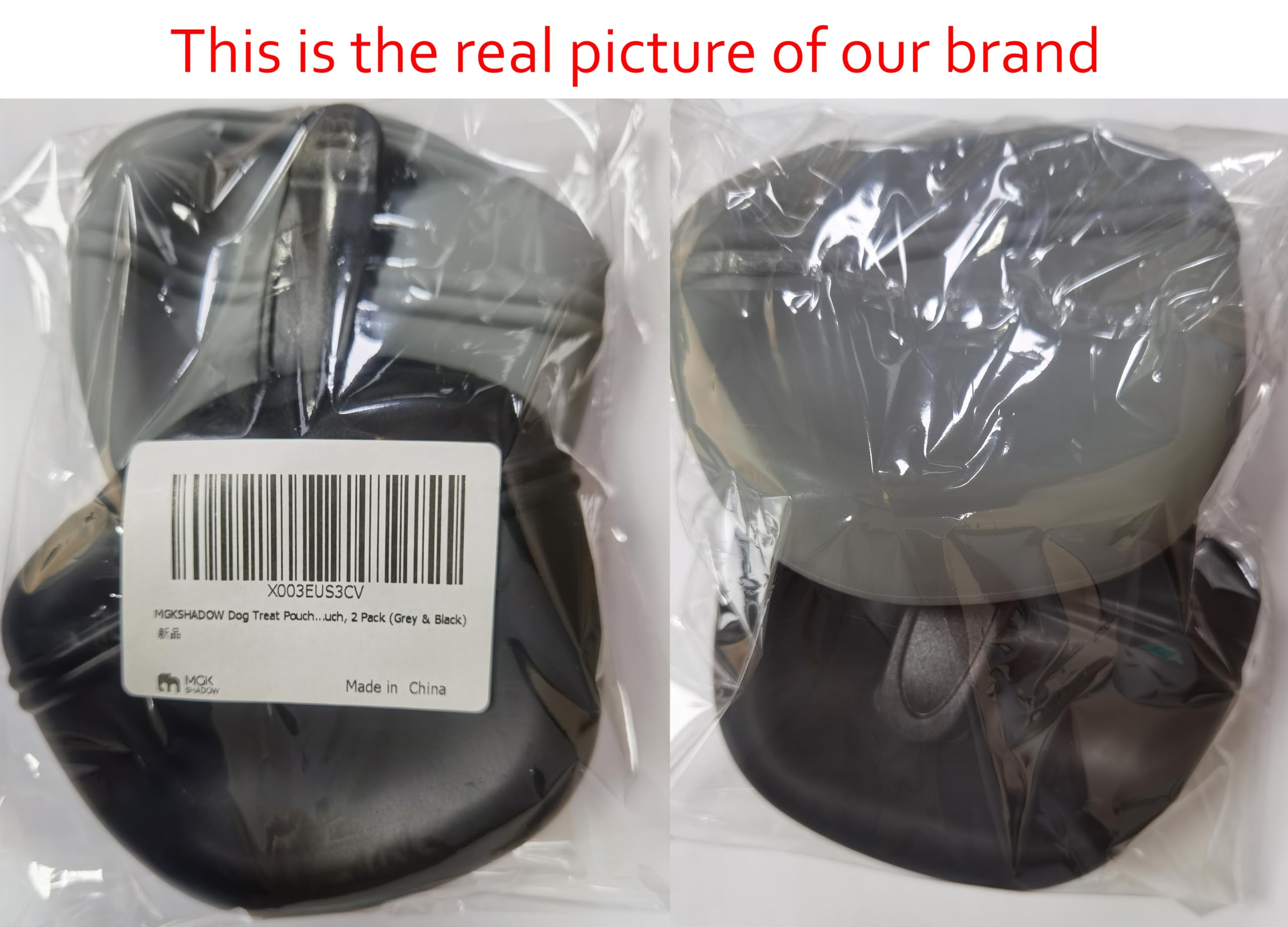 MGKSHADOW two-pack silicone pouches laid out for training kit