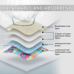 MGY diaper features water-resistant outer shell to keep floors clean