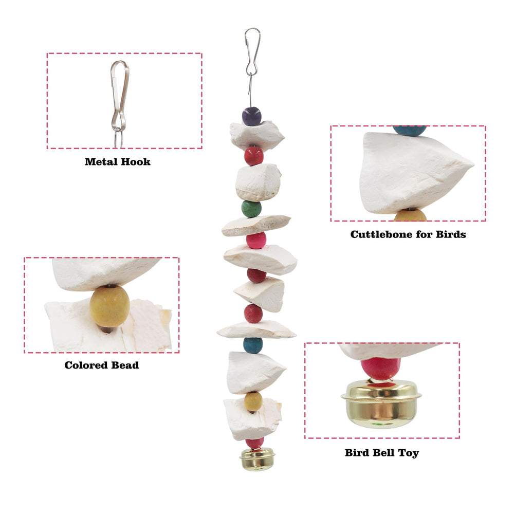 MHLLGN beak grinding stone supports natural beak maintenance during chewing.