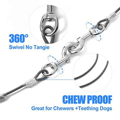 Mi Metty leash with 360-degree swivel prevents tangling during walks