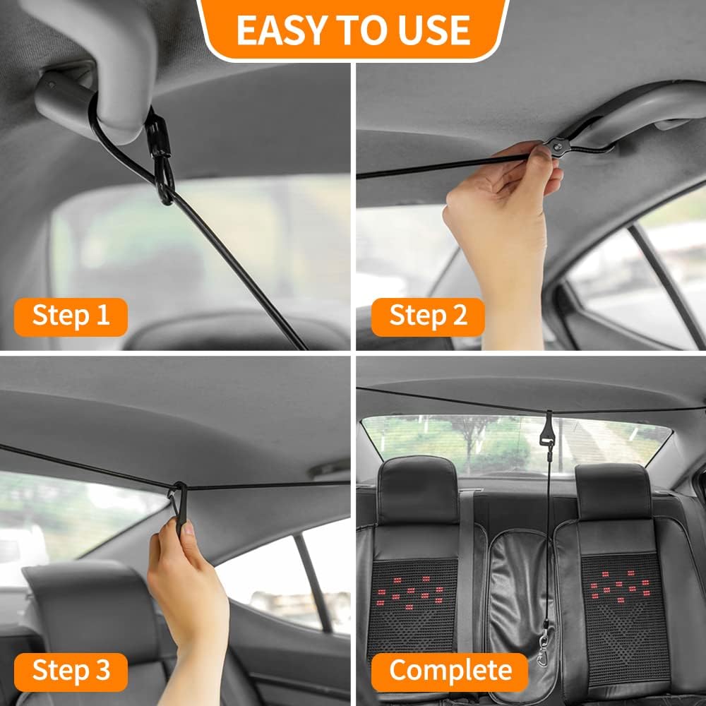 Mi Metty adjustable zipline length fits most cars.