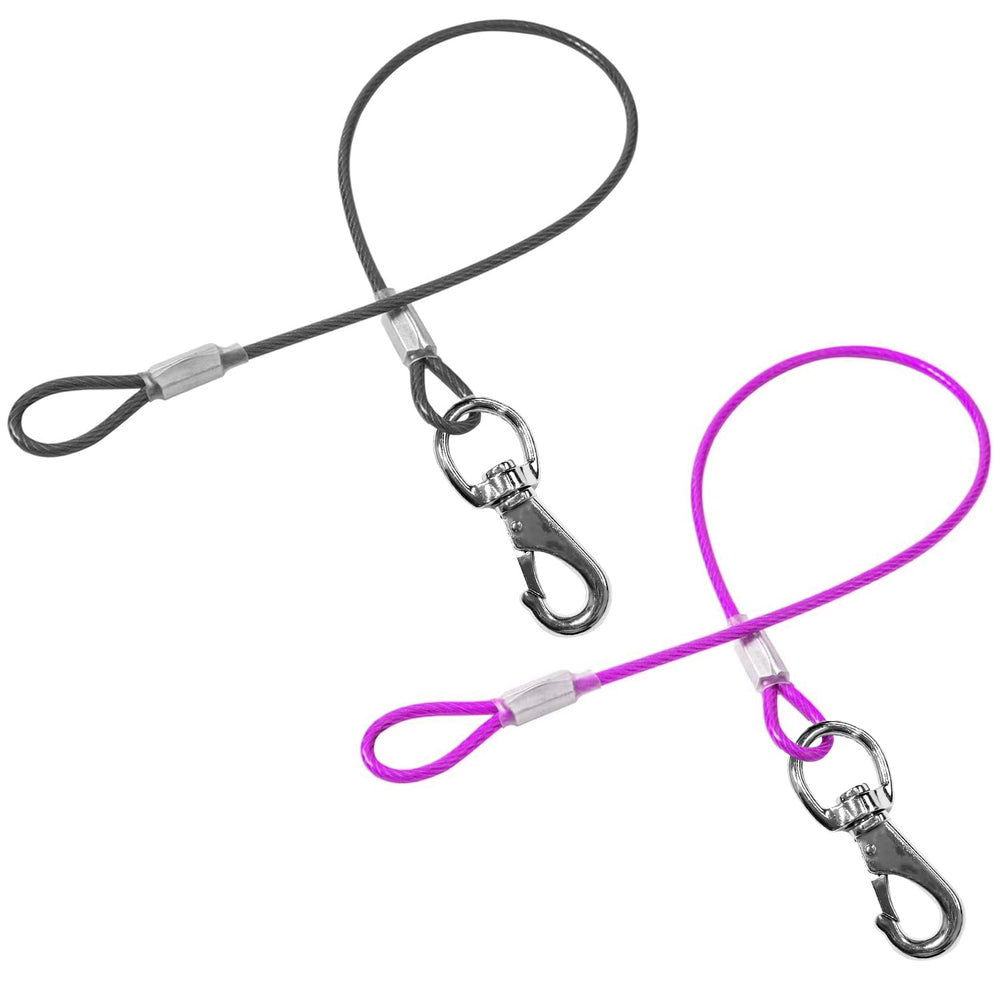 Mi Metty chew-proof leash 2pack closeup highlights tough chew resistance for daily walks