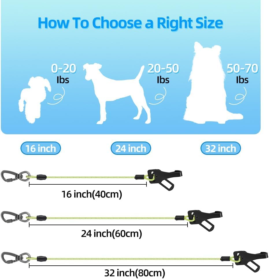 Mi Metty dog car seat belt LATCH bar and buckle adapter compatibility