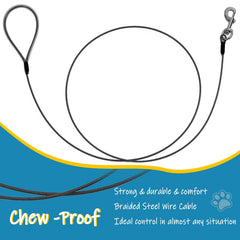 Mi Metty 6ft leash length ideal for safe outdoor walks.