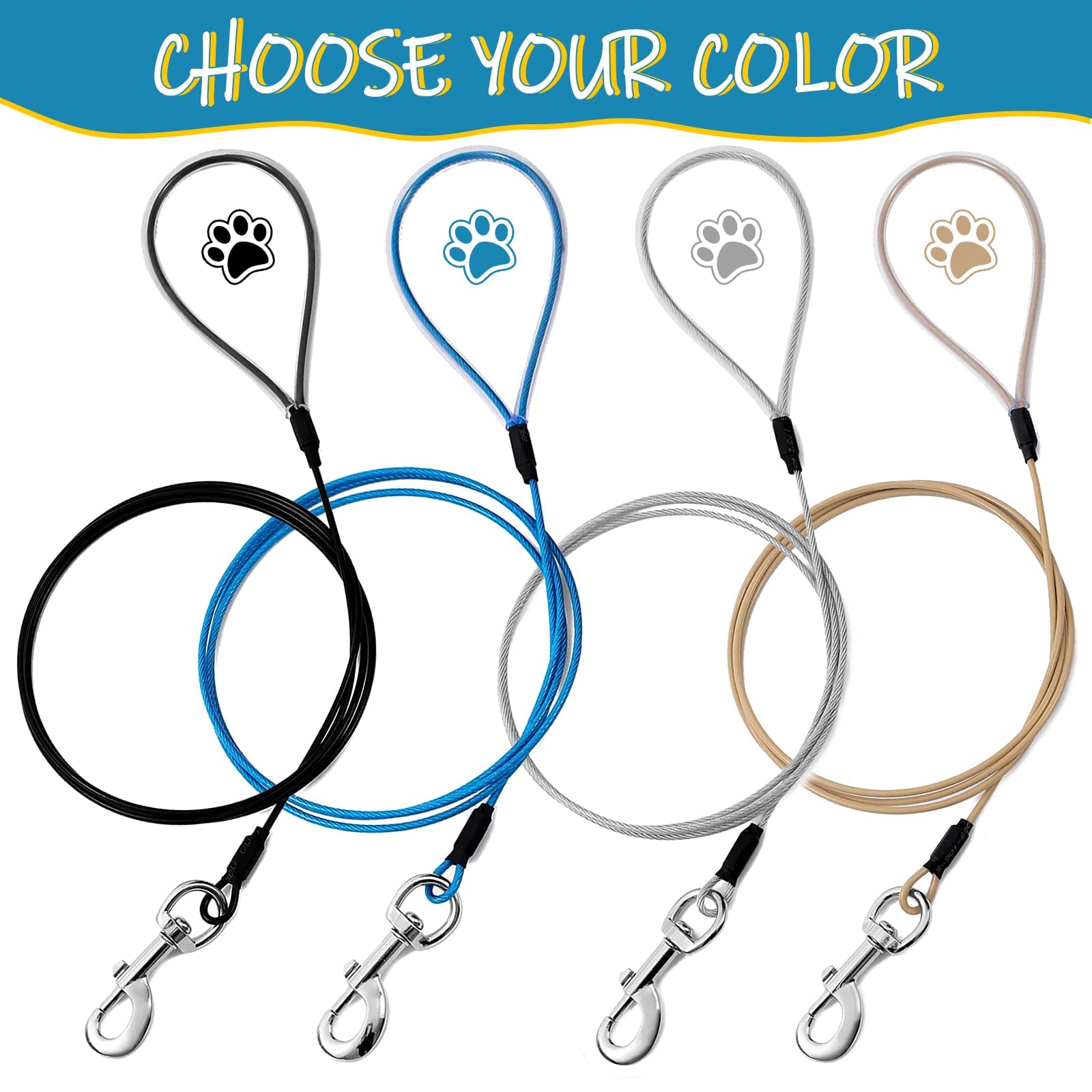 Mi Metty leash metal clip with 360-degree rotation for tangle-free walks