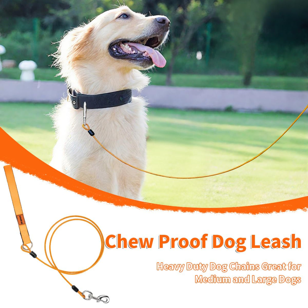 Mi Metty wire rope construction detail shows robust, chew-resistant core.