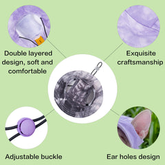 MIANHUATANG pet hat for outdoor sun usage during walking or birthday celebrations