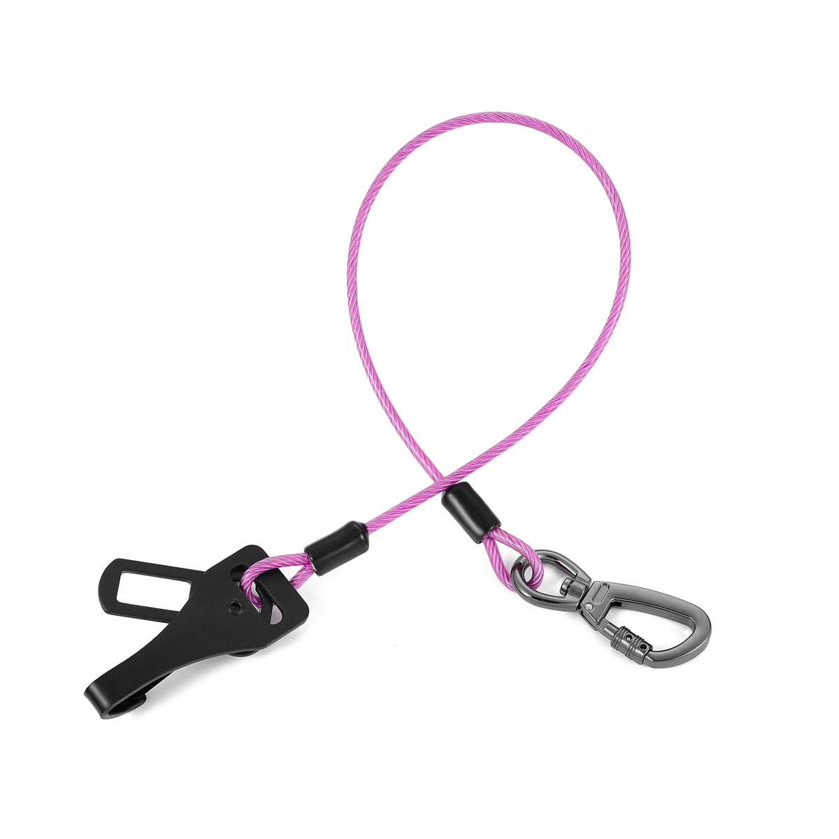 MiaoChuai 3-in-1 dog car seat belt purple in-vehicle front-seat setup improves safety during drives