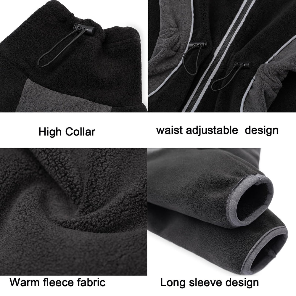Miaododo windproof dog coat features elastic cuffs for secure fit in wind
