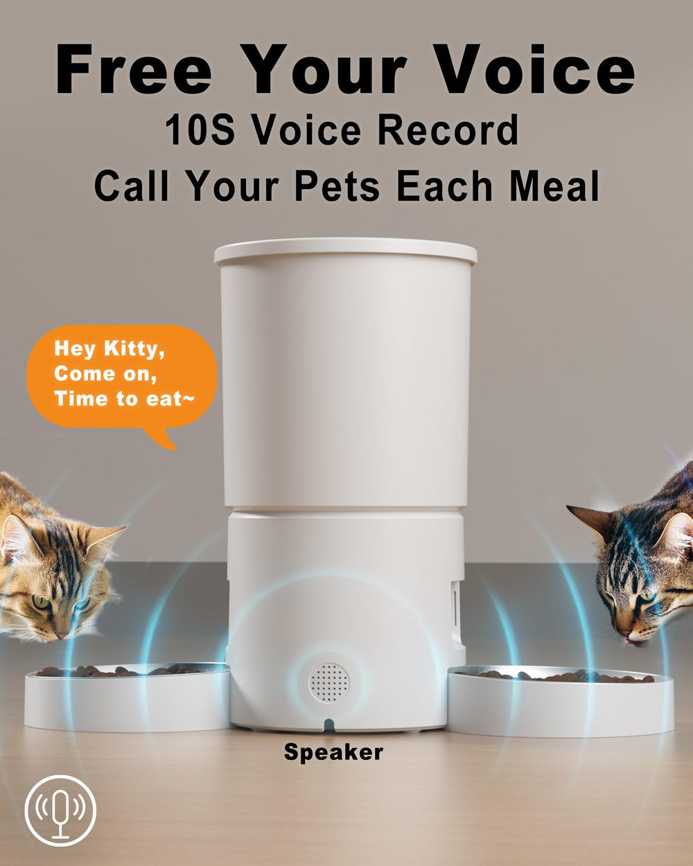 Miaosical dual-feeder battery backup keeps meals on schedule