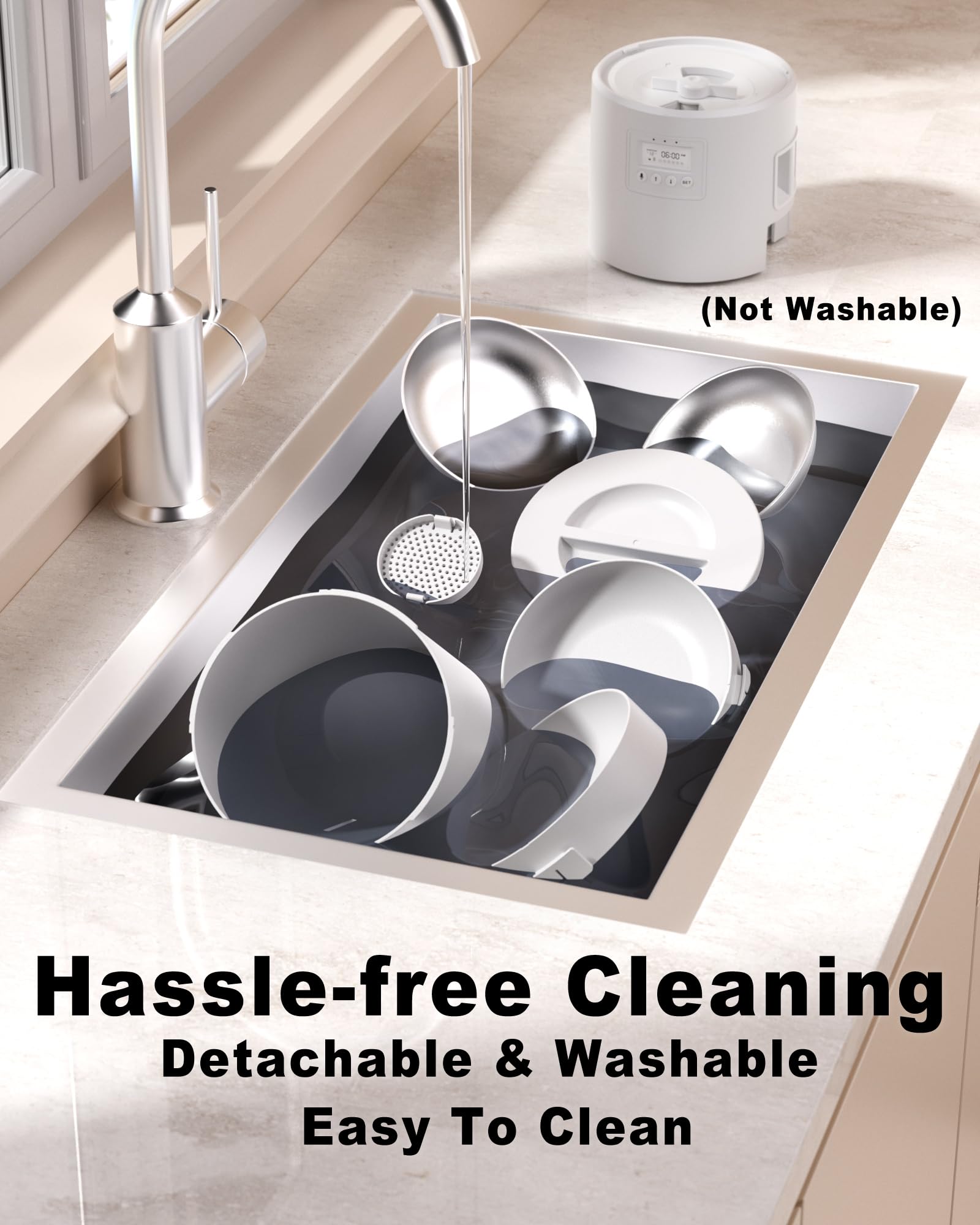 Miaosical dual-feeder BPA-free or stainless bowls option