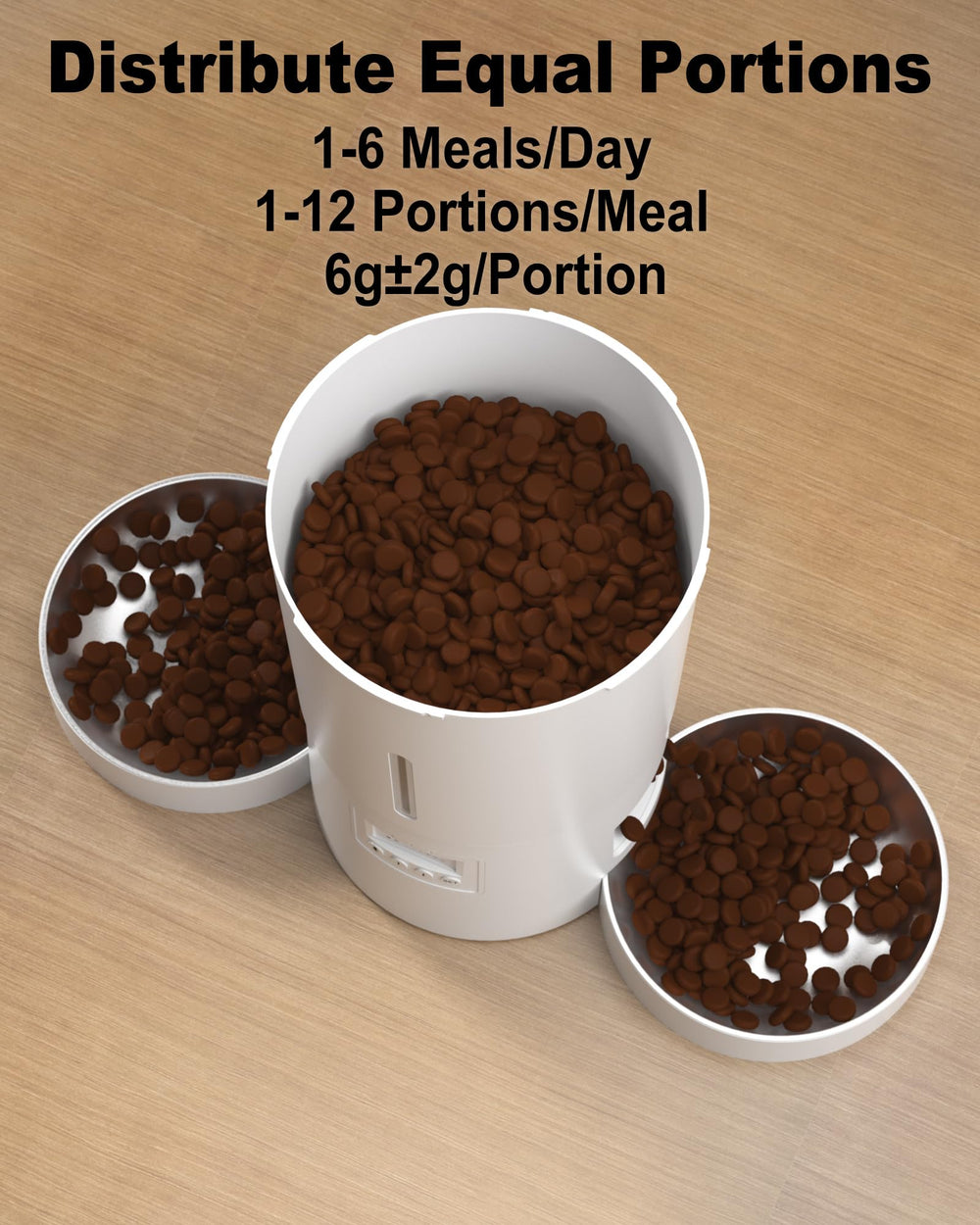 Miaosical dual-feeder LCD display enables easy timer setup