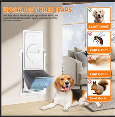 MIAOTONG designer wall dog door blends with decor