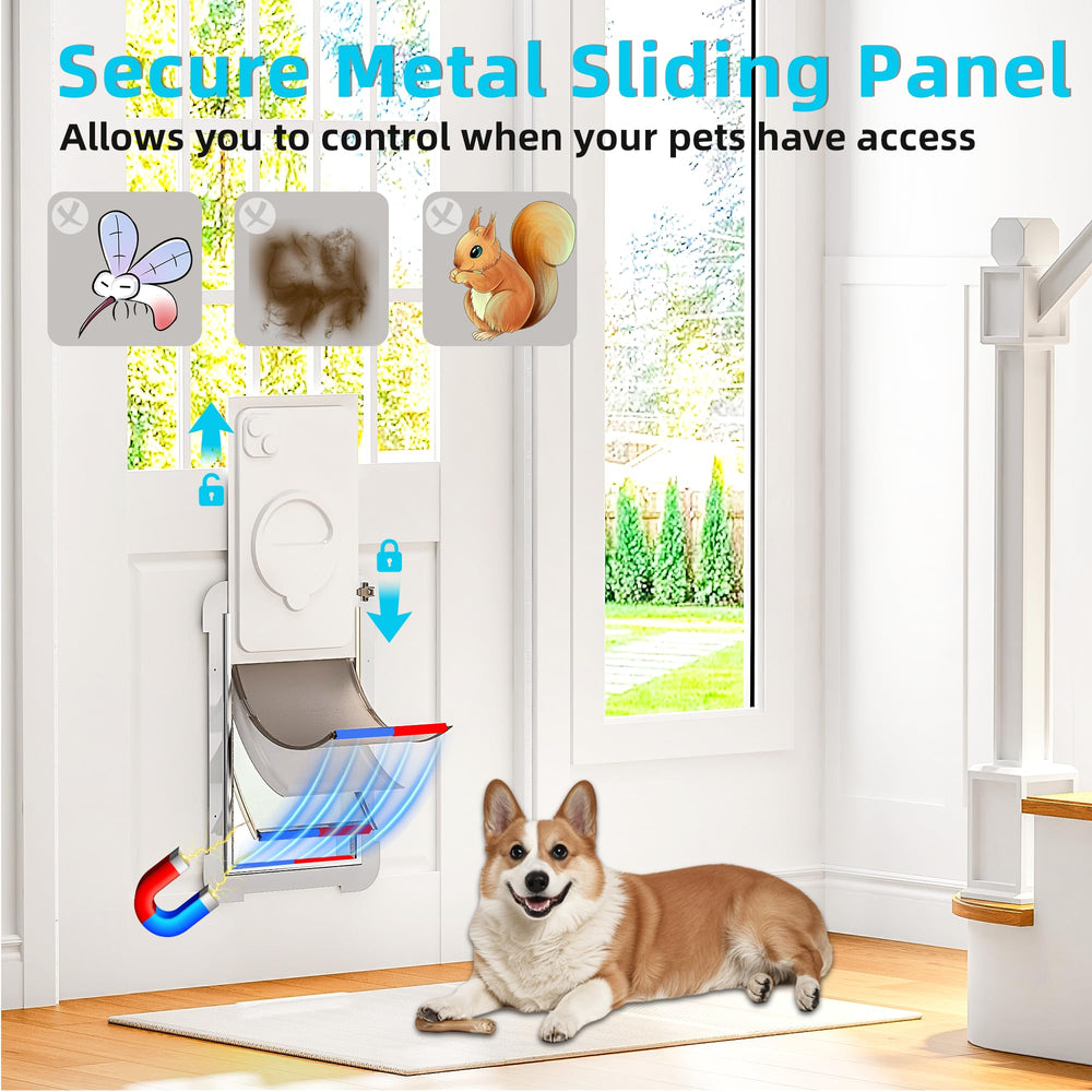 MIAOTONG magnetic seal two-flaps to minimize drafts and pests