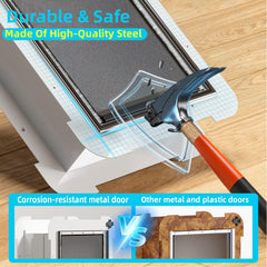 MIAOTONG steel frame with sliding lock panel for secure control
