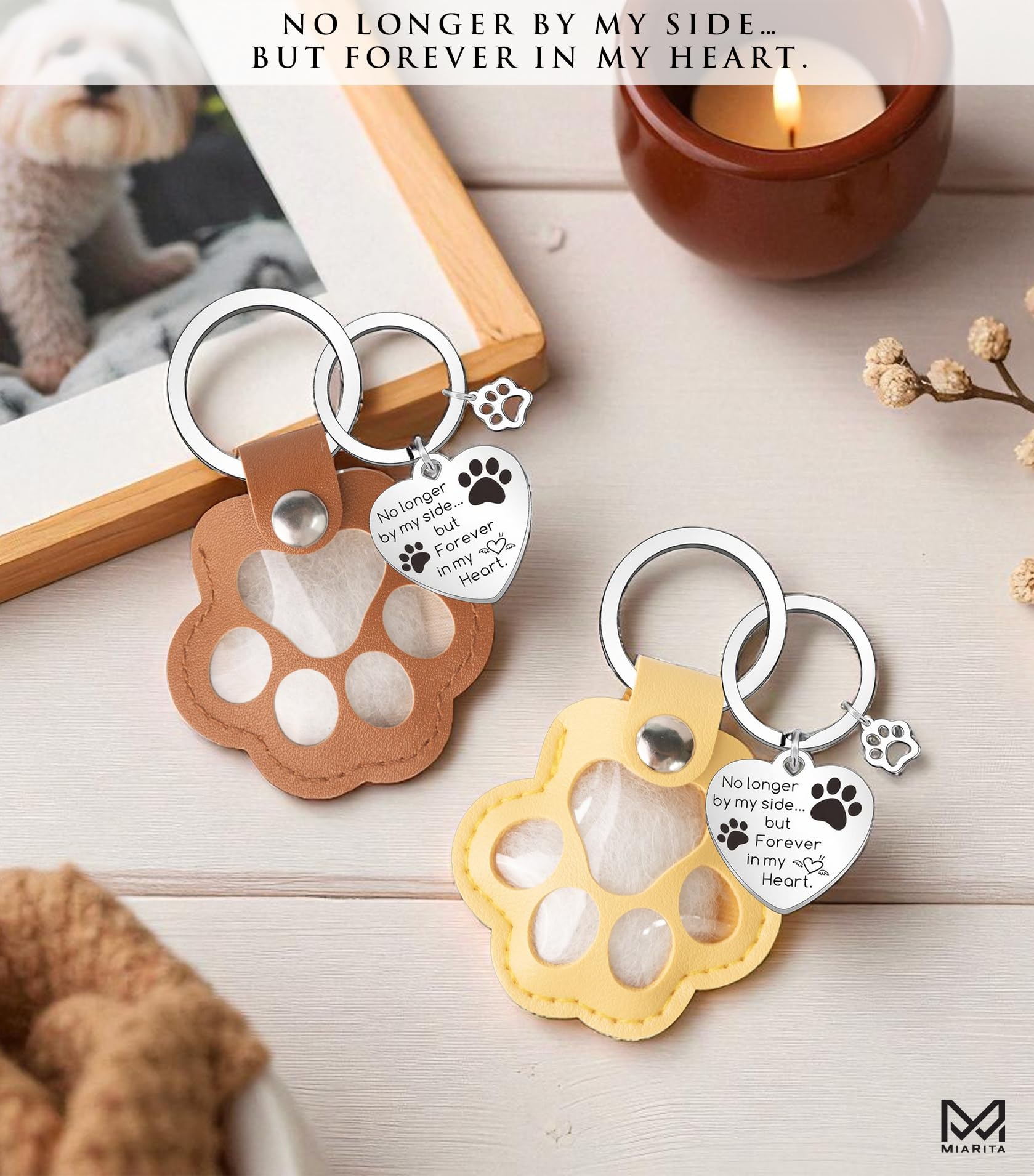 Miarita pet memorial gift keychain packaging makes a thoughtful tribute for loved ones