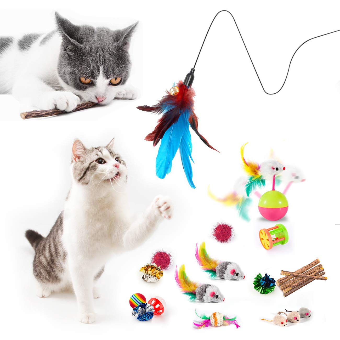 MIBOTE catnip fish toy for engaging scent-driven play.