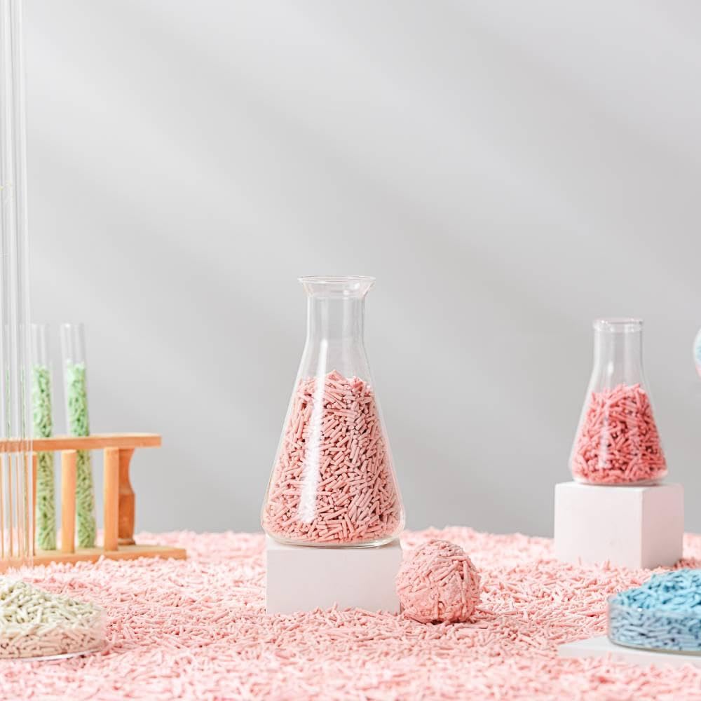 Michu Tofu Cat Litter five-scent pack shows Original among scents