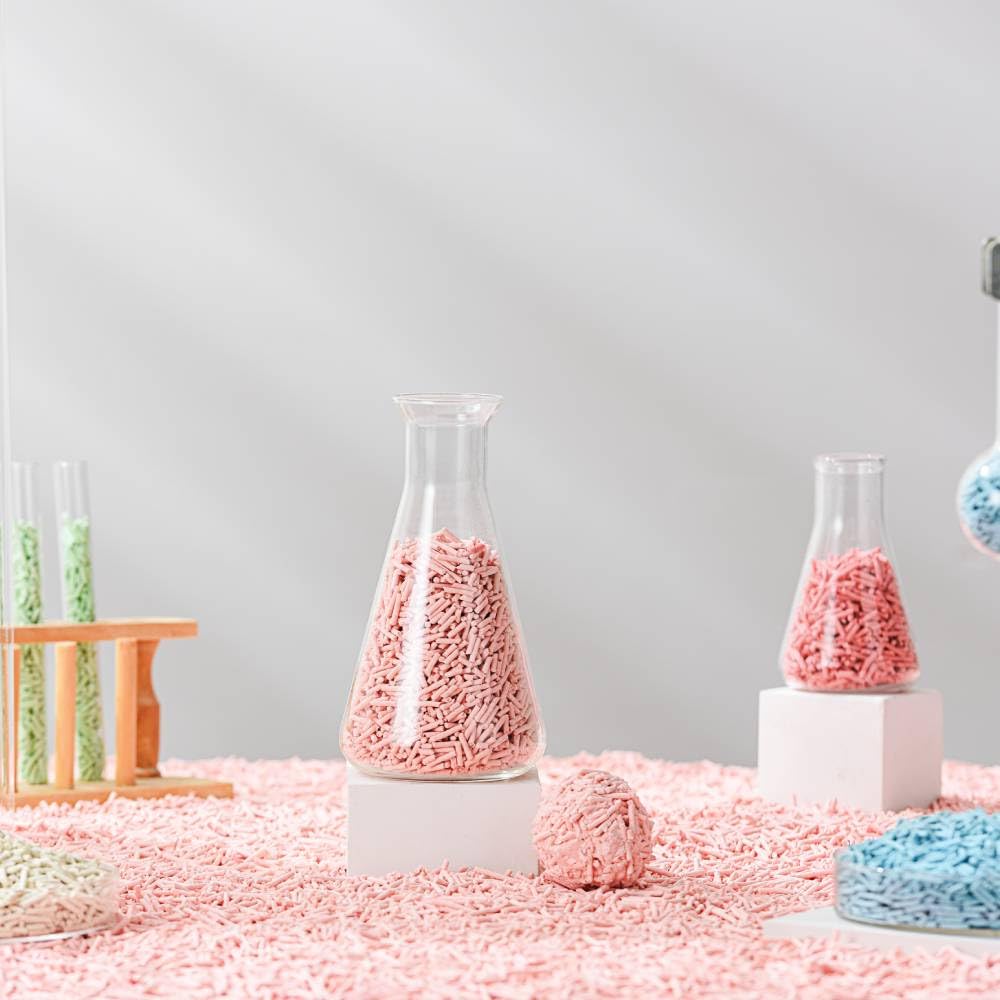 Michu tofu cat litter natural biodegradable formula supports eco-friendly litter choices.