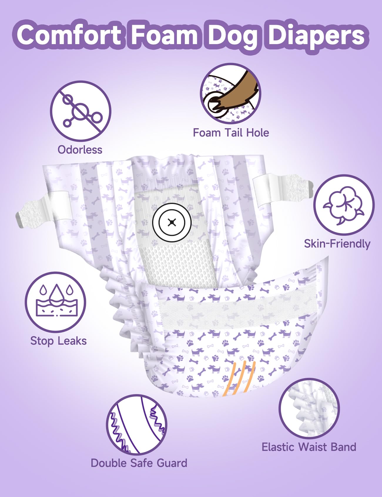 Micoooyo foam tail-hole design close-up highlighting leak-free tail customization