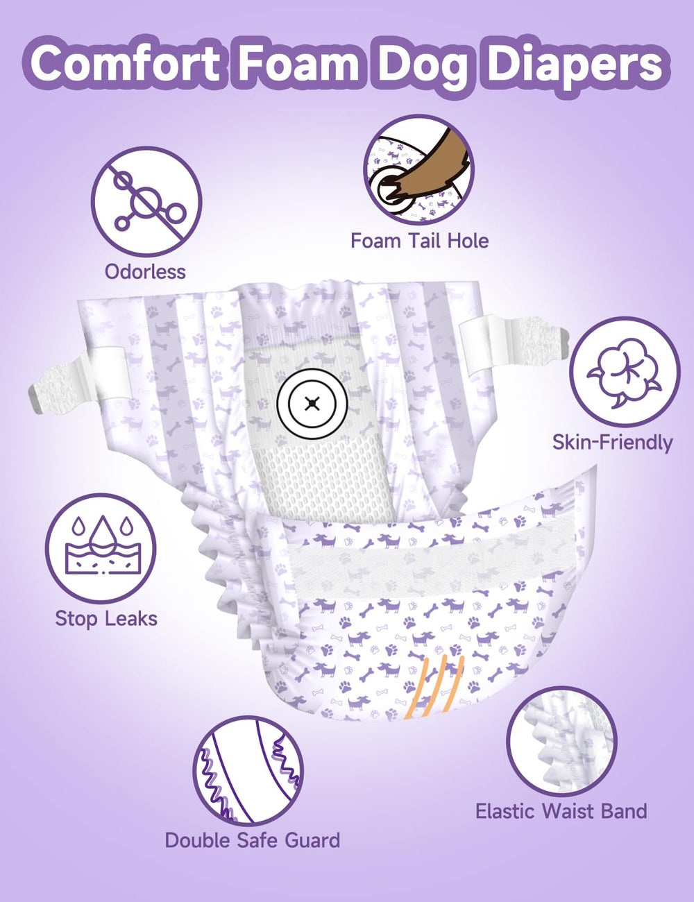 Micoooyo foam tail-hole design close-up highlighting leak-free tail customization