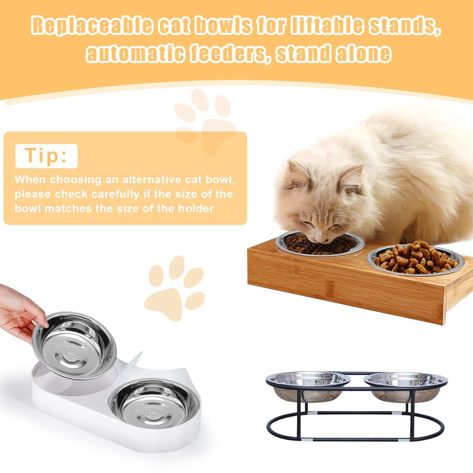 MicoSim plato gatos tamaño 5,5 pulgadas ideal para gatos pequeños.