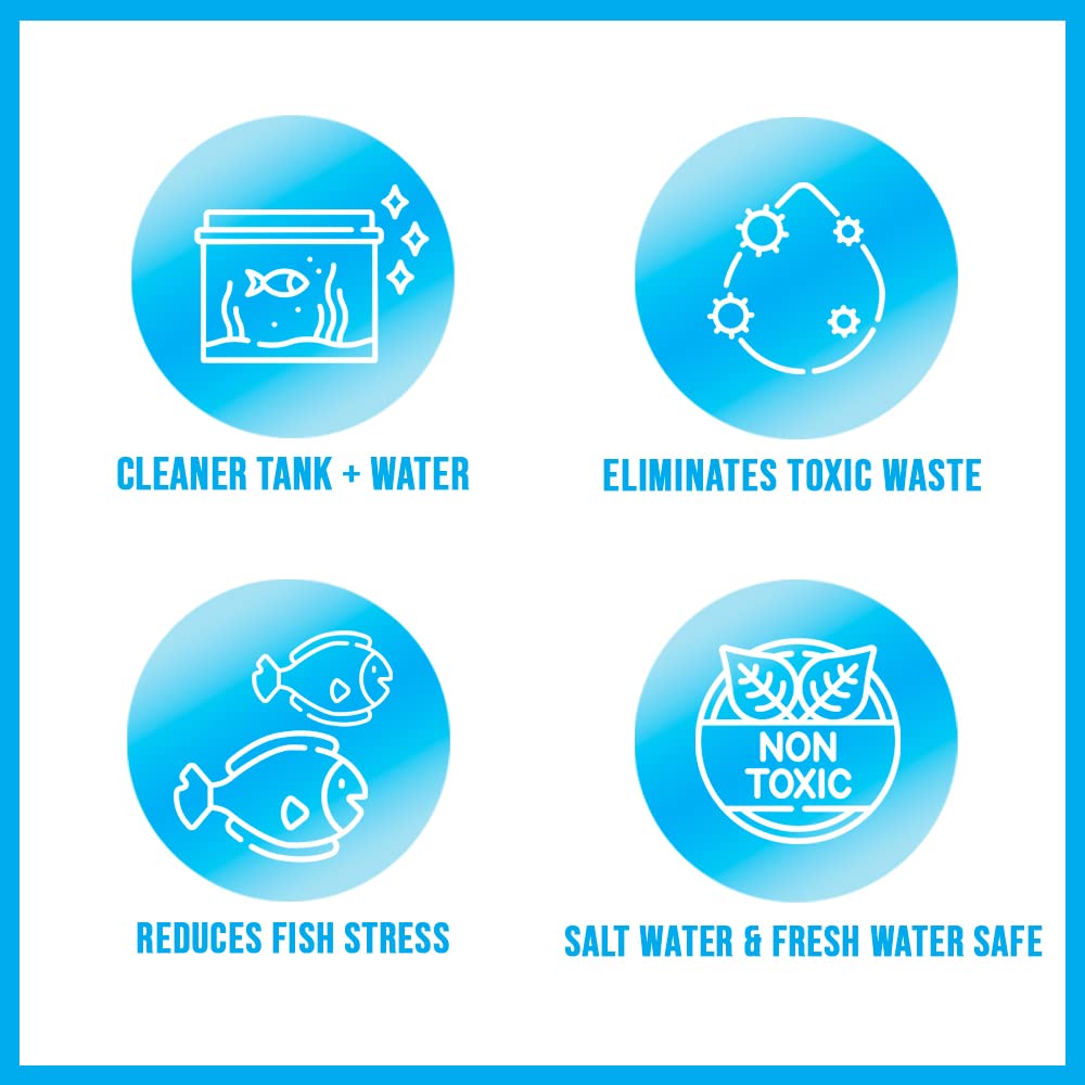MICROBE-LIFT substrate muck removal visual demonstrates tank substrate cleaning