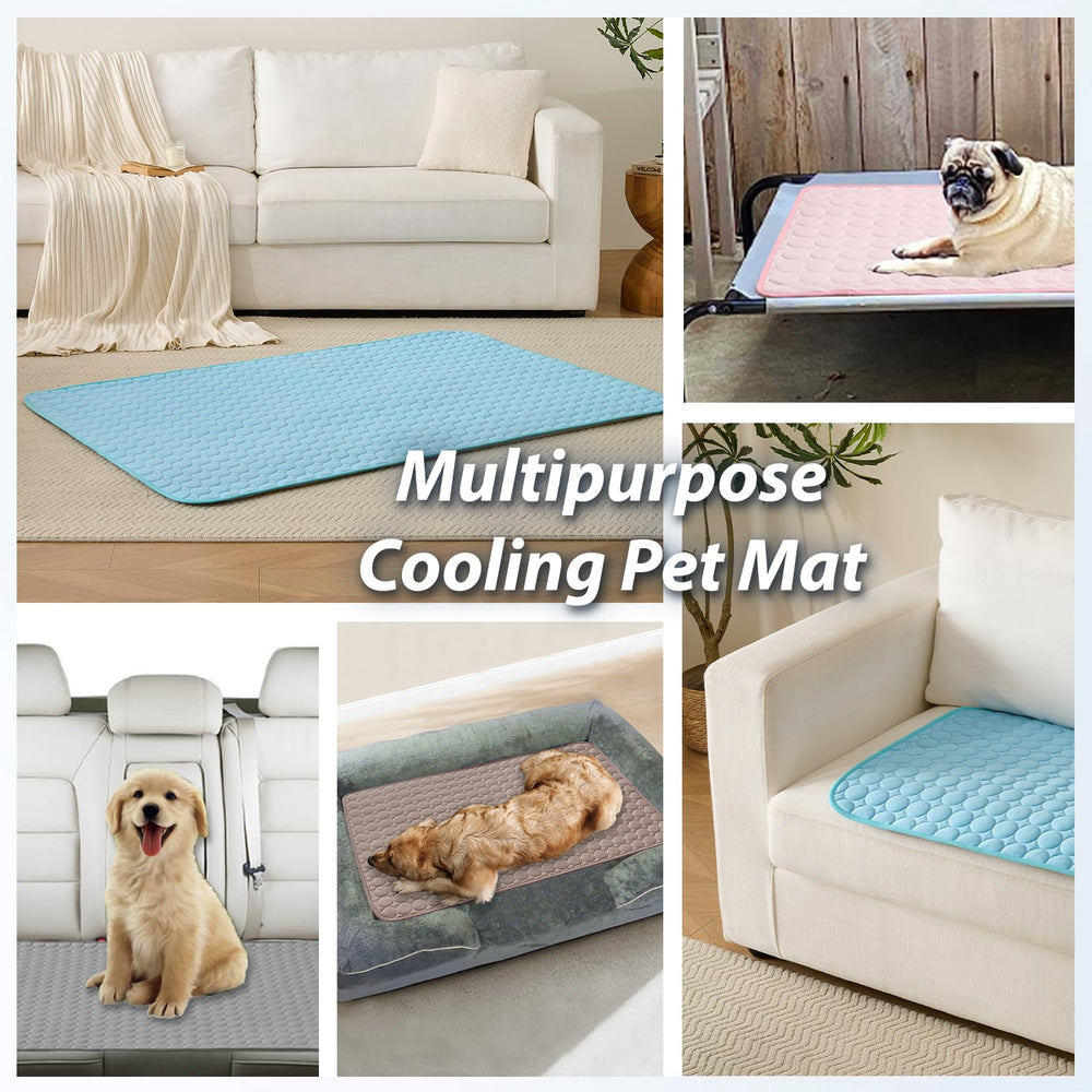 MICROCOSMOS mat blue easy-clean machine washable