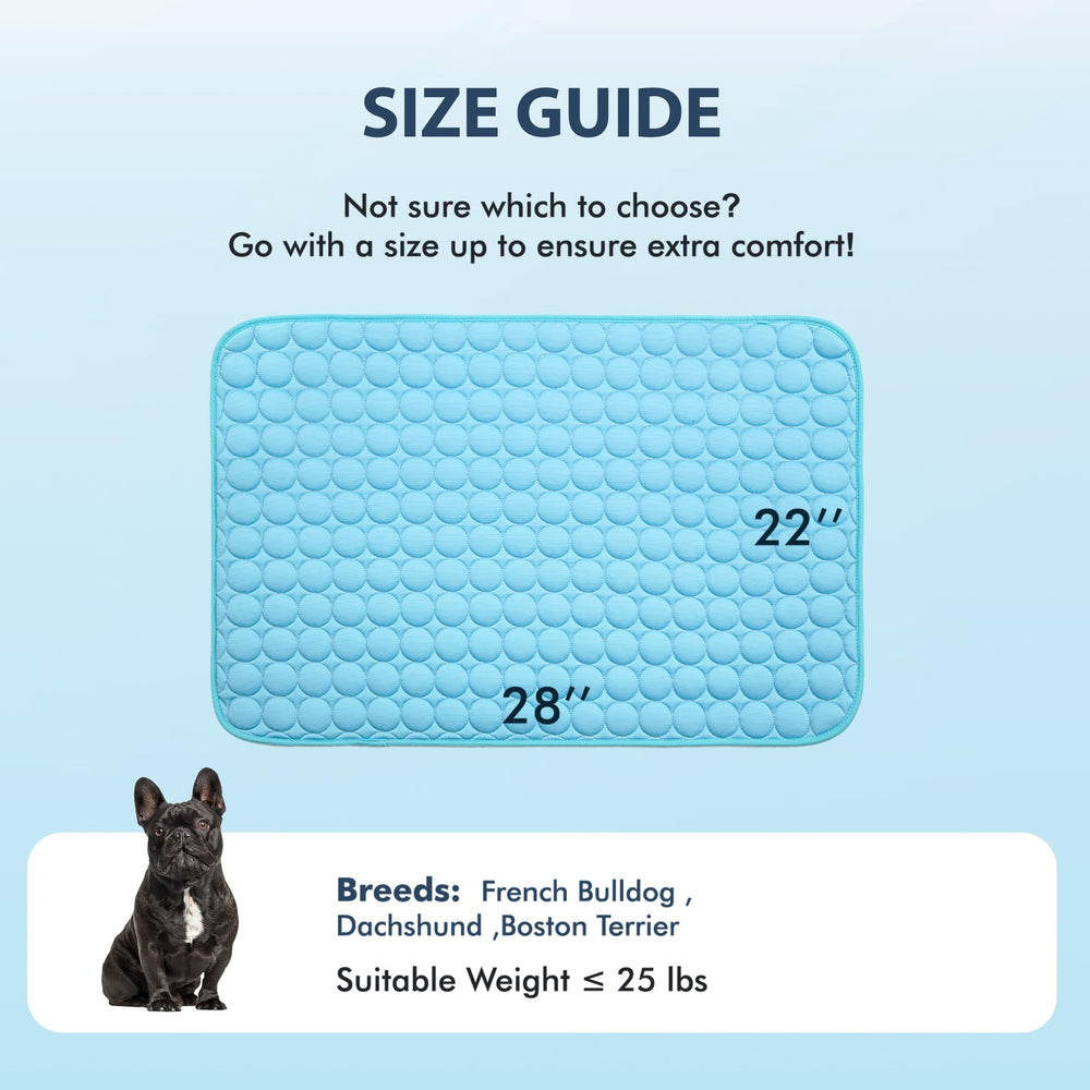 MICROCOSMOS blue cooling mat for indoor and outdoor use
