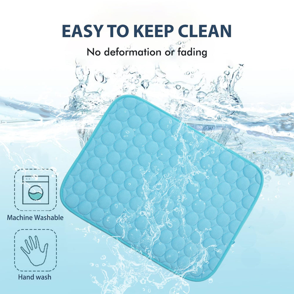 MICROCOSMOS cooling mat blue suitable for pets, kids, and adults