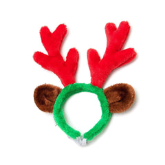Midlee Christmas Reindeer Antlers on a large dog for festive headwear photos