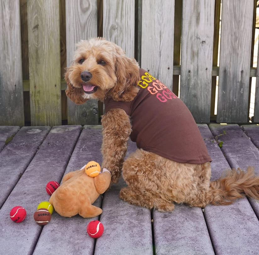 Midlee Plush turkey toy shown with soft brown fur for seasonal play.